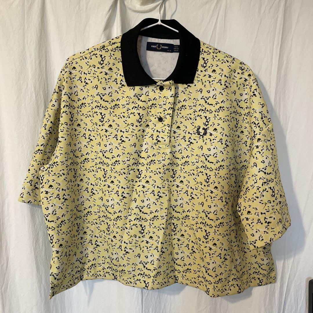 FRED PERRY アイボリー 半袖ポロシャツ UK 10 フレッドペリー FRED PERRY 【正規品】フレッドペリー FRED