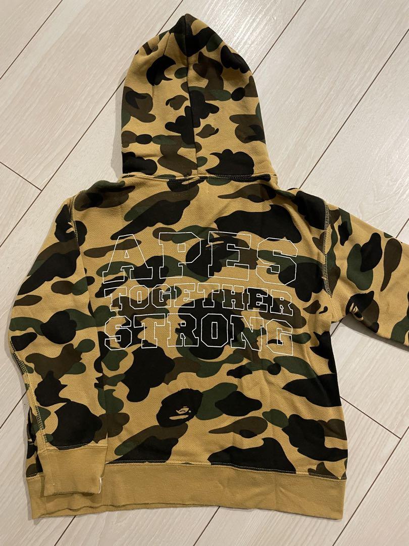 bape kids パーカー