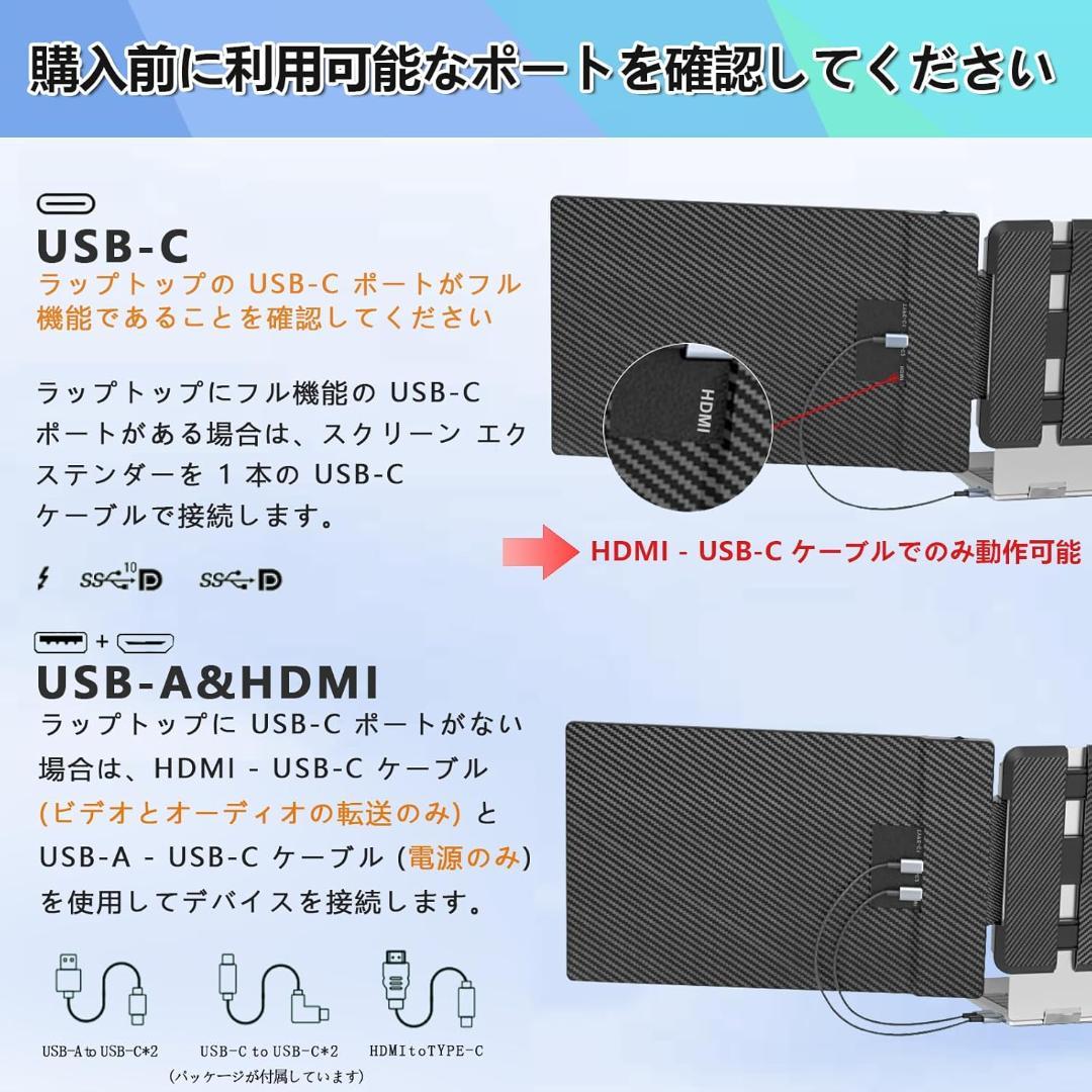 R*i様 デュアルディスプレイ ダブルモニター　14インチ