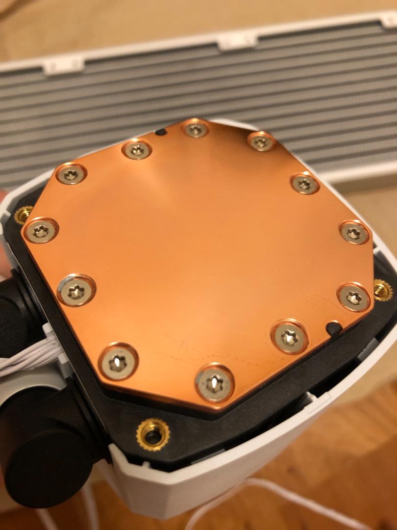 PC用ファン・クーラー EK Nucleus AIO CR360 Lux D-RGB - White