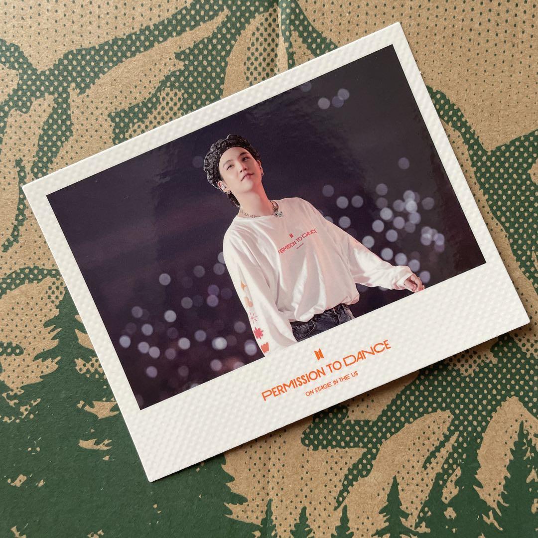 福袋安いいね半額ストア BTS メルカリ - ポラロイド型フォト 特典 Weverse PTD ユンギ SUGA タレントカード
