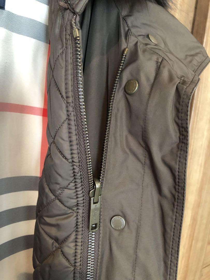 バーバリーBurberry   3Way トレンチコート　ファー付き