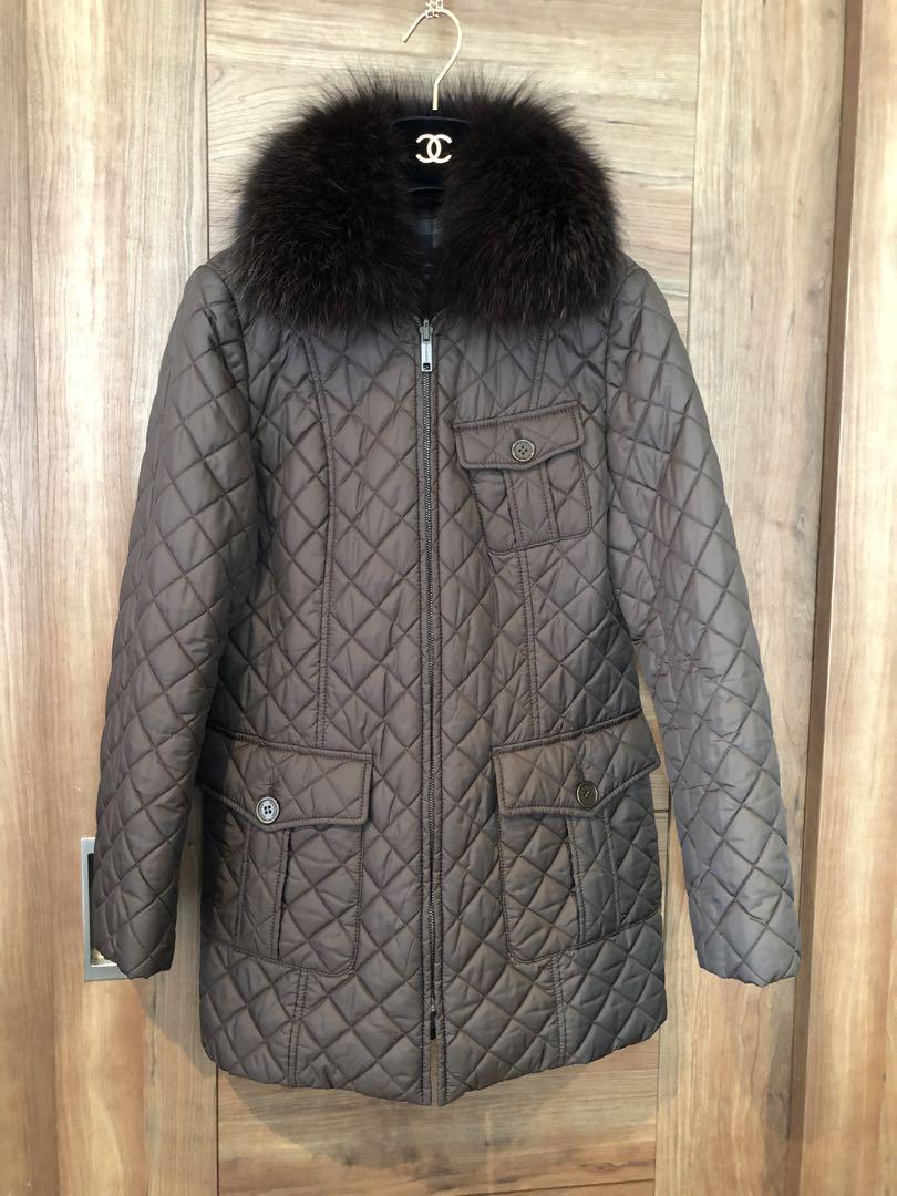 バーバリーBurberry   3Way トレンチコート　ファー付き