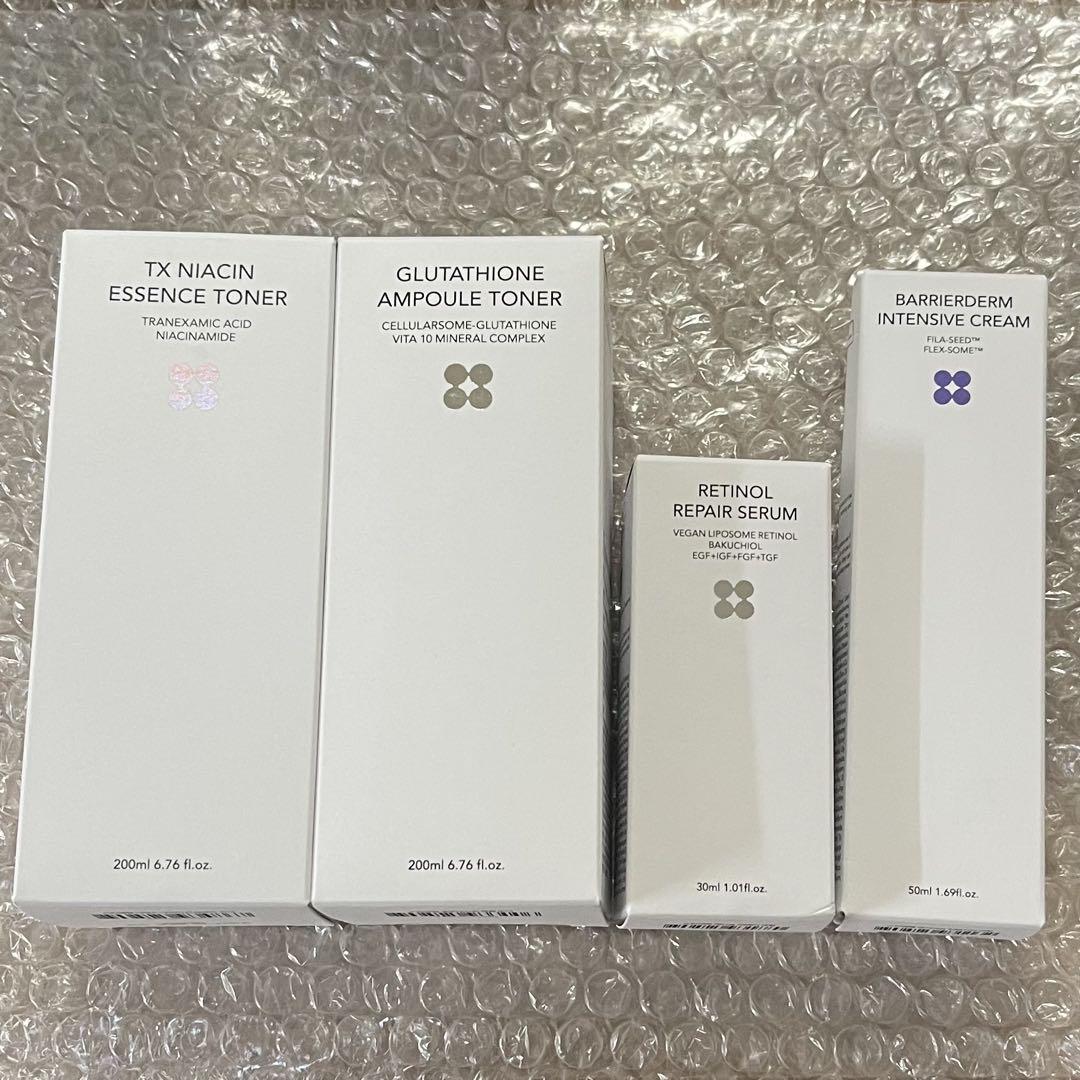 SKIN & LAB/TXトナー+グルタチオントナー+レチノールセラム+クリーム