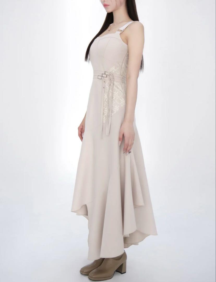 輝い WAIST BELT ASYMMETRY OP YILON ワンピース