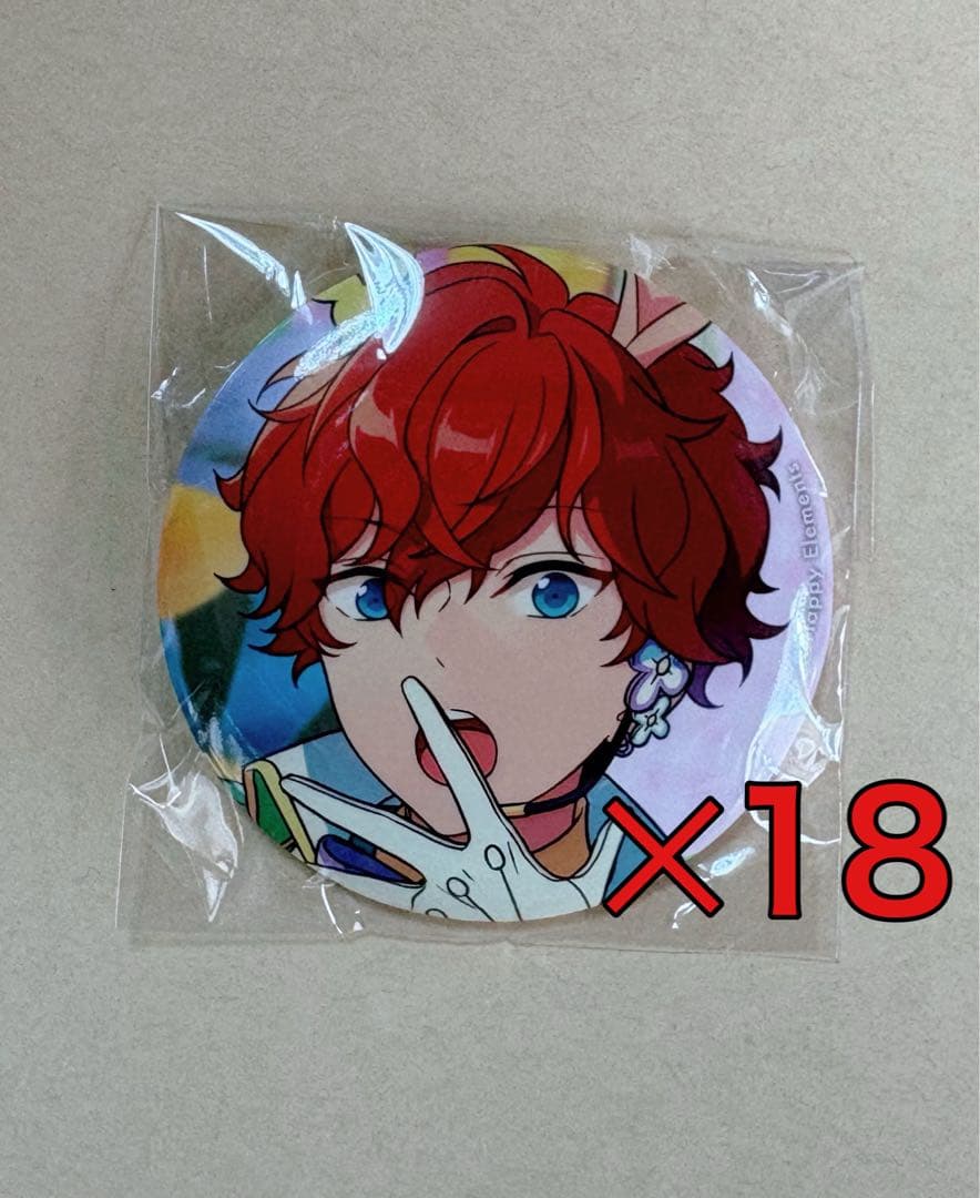 あんスタ シャッフル 缶バッジ 缶バ一彩 18点