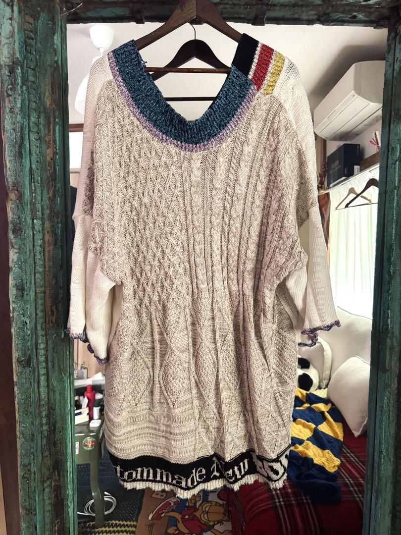 極美品✨BODYSONG. 21SS DVV アシンメトリーニット ブラック