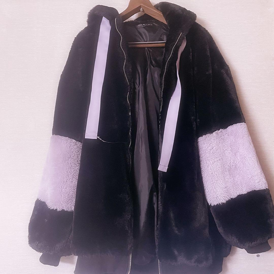 即日発送] TRAVASTOKYOトラバス アウター ハイネックファーパーカー