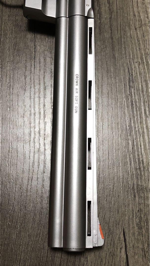 クラウンモデル ホップアップガスリボルバー コルトパイソン8インチ