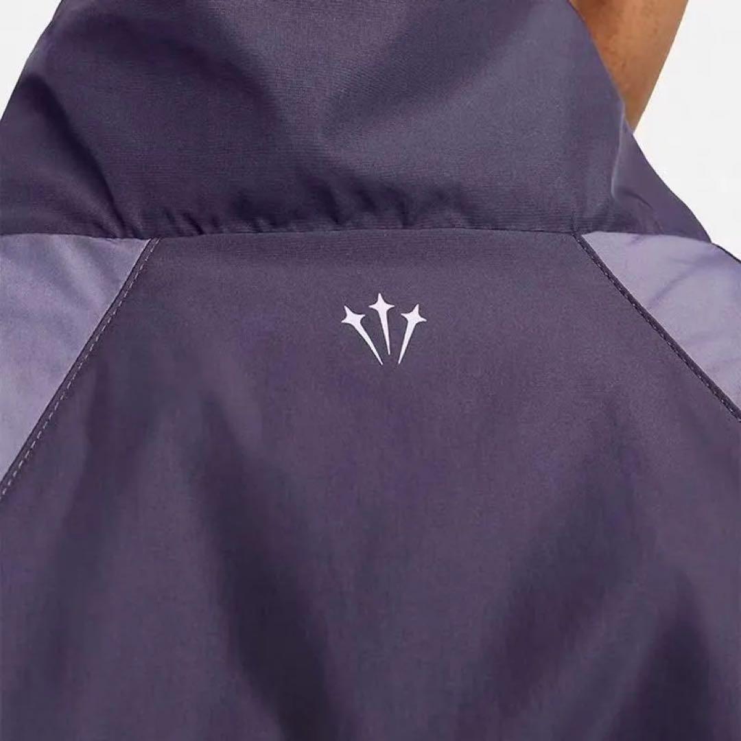 NIKE×NOCTA ナイキ ノクタ ナイロンジャケット パープル紫 S NIKE×NOCTA ナイキ ノクタ ナイロンジャケット パープル紫 S