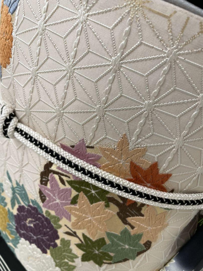 美品　正絹袷　手描き友禅訪問着単品