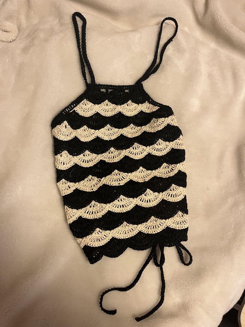 【ZARA】ロングかぎ針編みキモノ ブラック | 3662/809/800 LONG CROCHET KIMONO - Black | ZARA United States