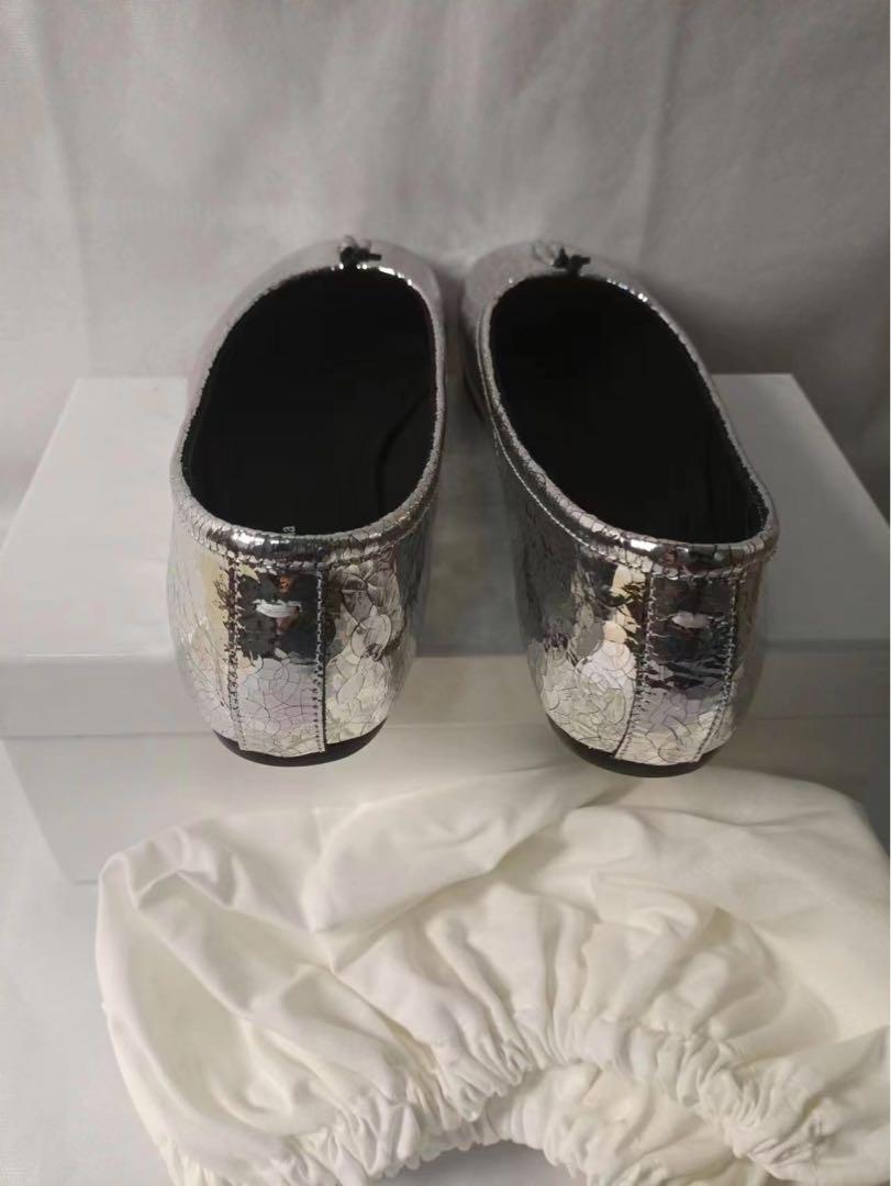 Maison Margiela 足袋 ブロークンミラーシューズ シルバー 38