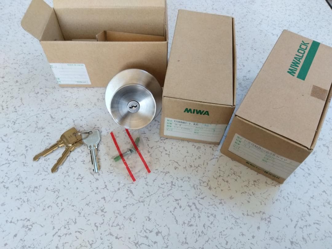 MIWA U9HMD-1.KB 錠 ロック 3個セット美和ロック