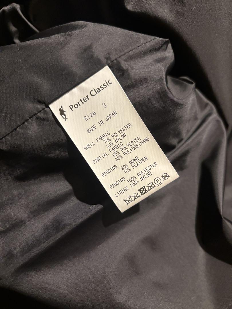 Porter Classic ウェザーチャイニーズダウンジャケット