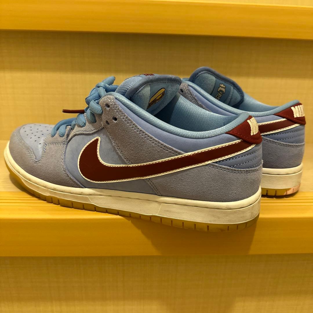 Nike スエード スニーカー ライトブルー/バーガンディ