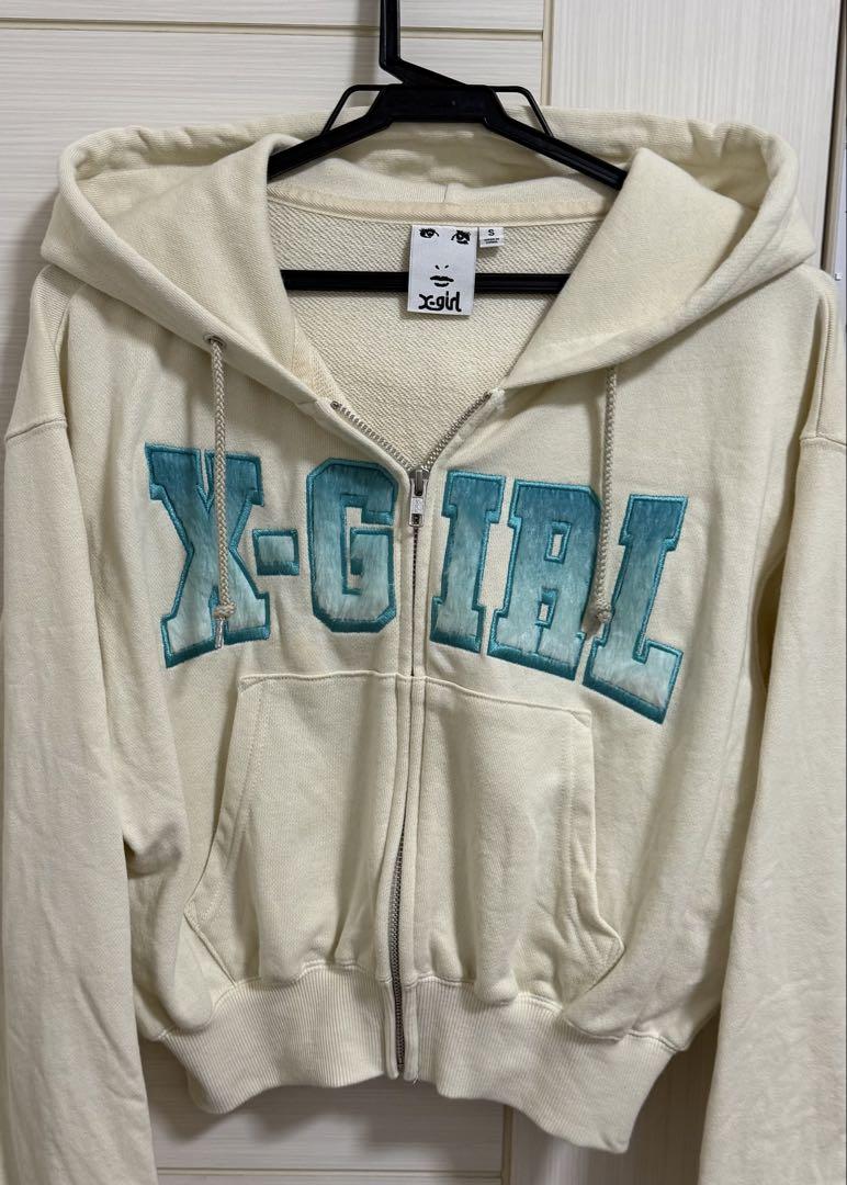 xgirl 短丈パーカートップス