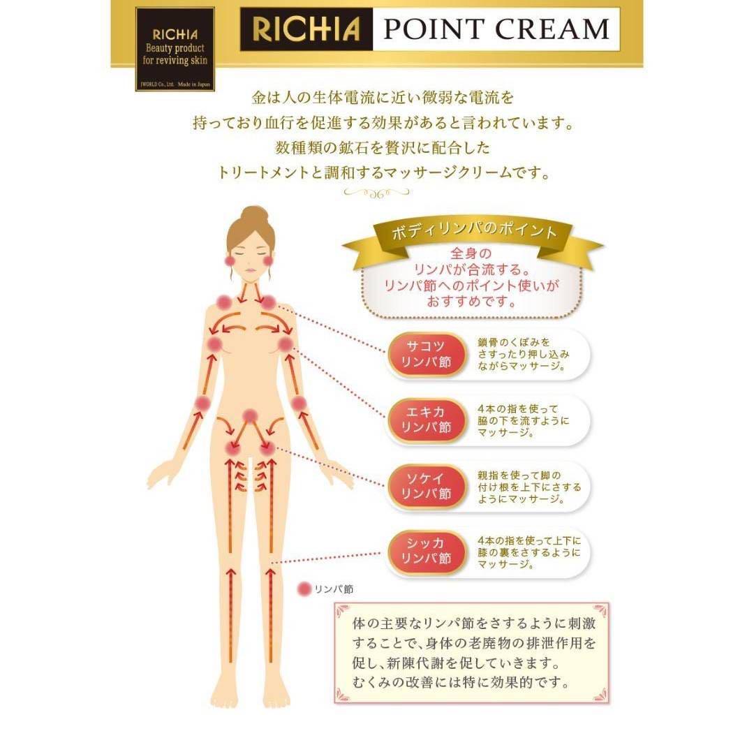 【C115.116】 リチアポイントクリーム マッサージクリーム 300g