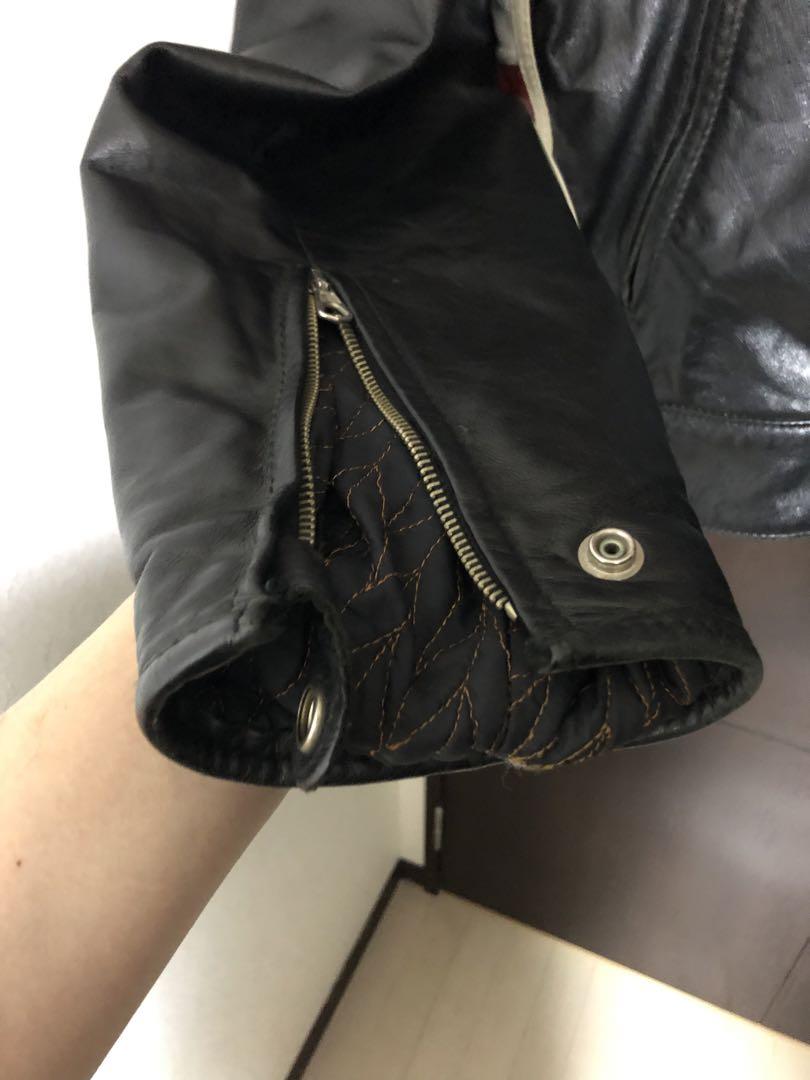 本革】STAR BIKERS JACKETS レザーライダースジャケット 54