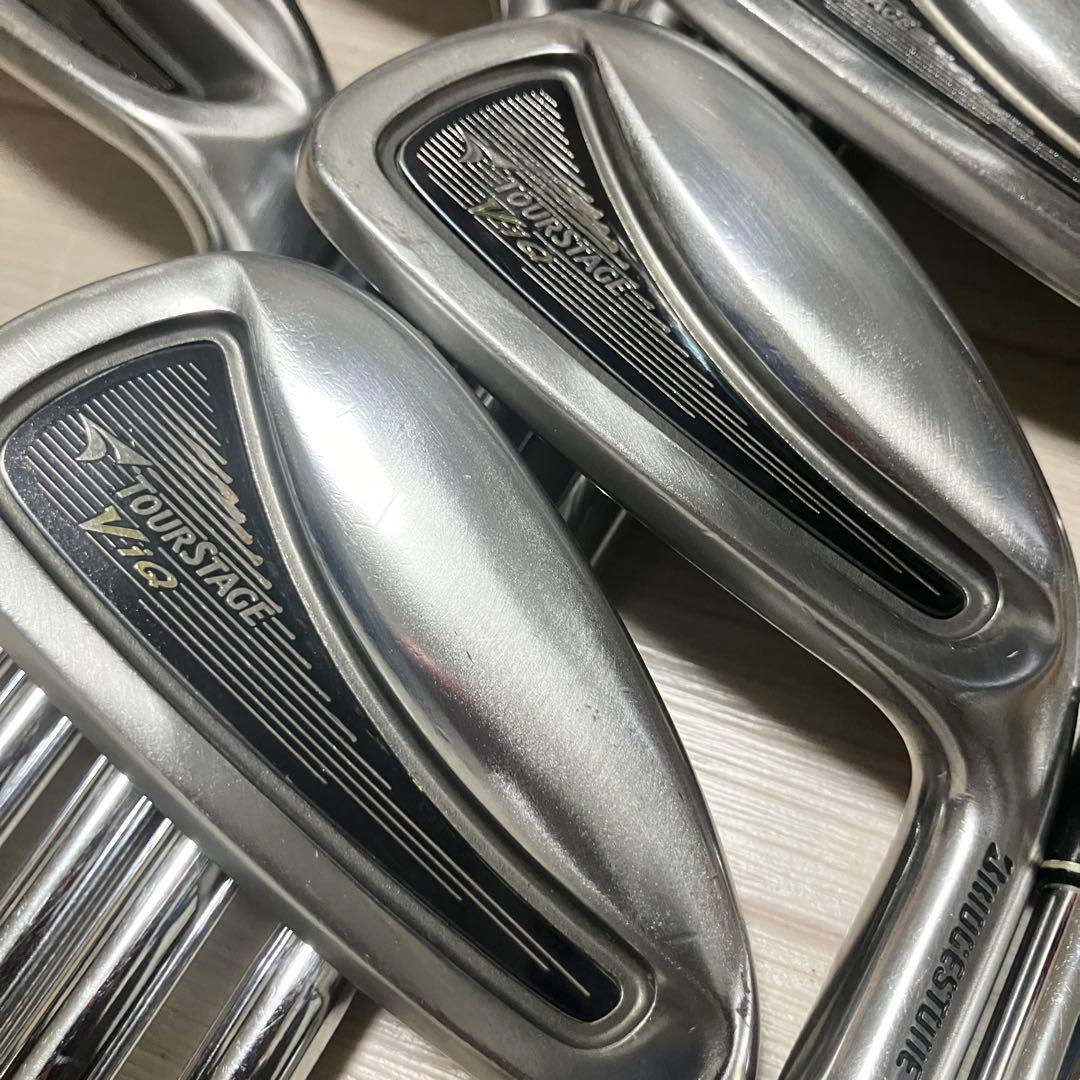 【クリーニング済】ツアーステージViQ アイアンフルセット10本/N.S.PRO クリーニング済】ツアーステージViQ アイアンフルセット10本/N.S.PRO