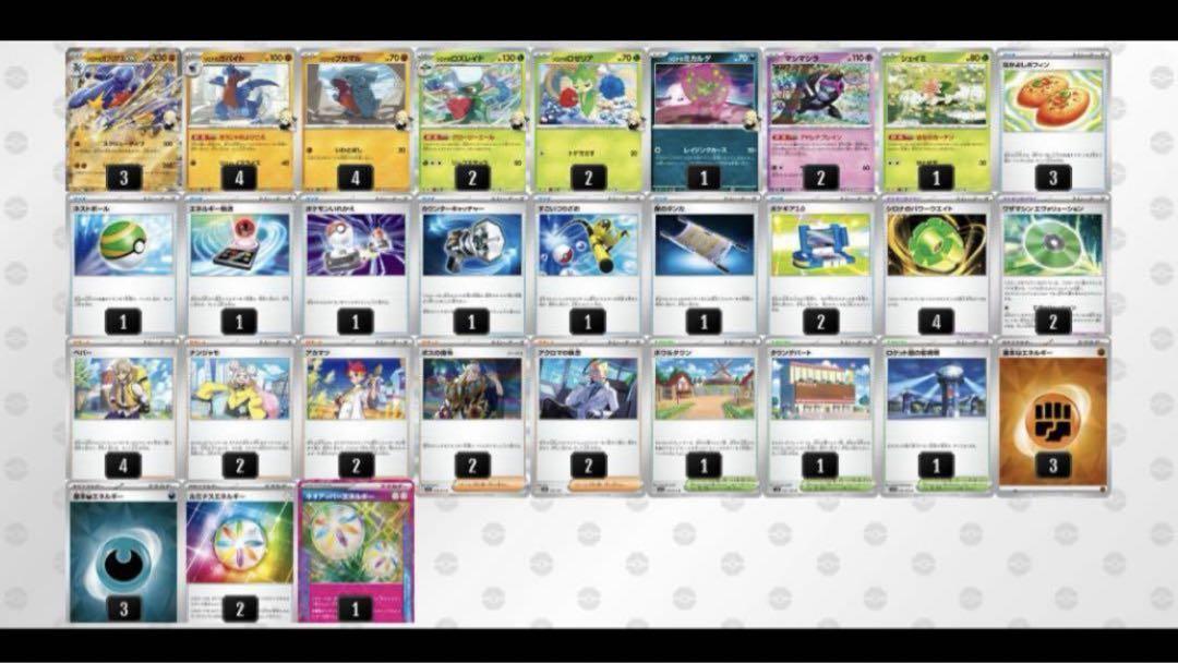 シマダダイチ選手考案構築】 シロナのガブリアスex 構築済み