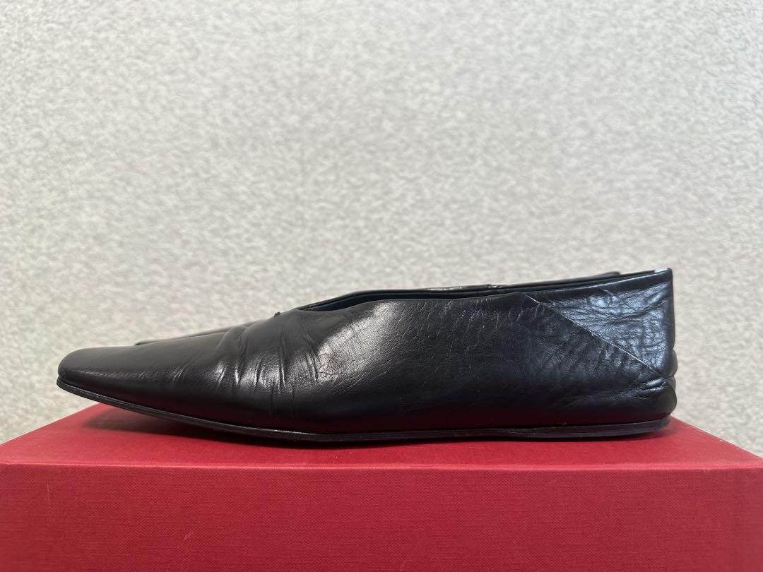 ジルサンダーバレエシューズフラットシューズ JIL SANDER BLACK38