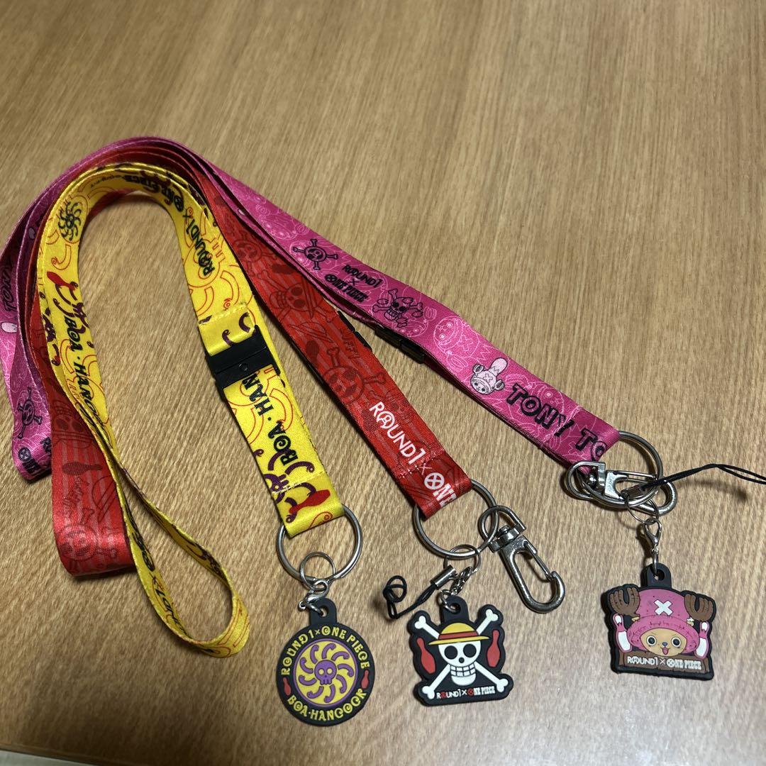 ☆ワンピース⭐︎ラウンドワン ネックストラップ キャラクター