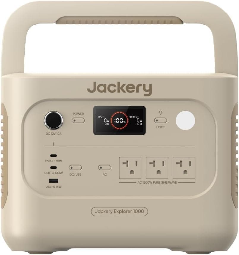 Jackery ポータブル電源 1000 JE-1000D-SG