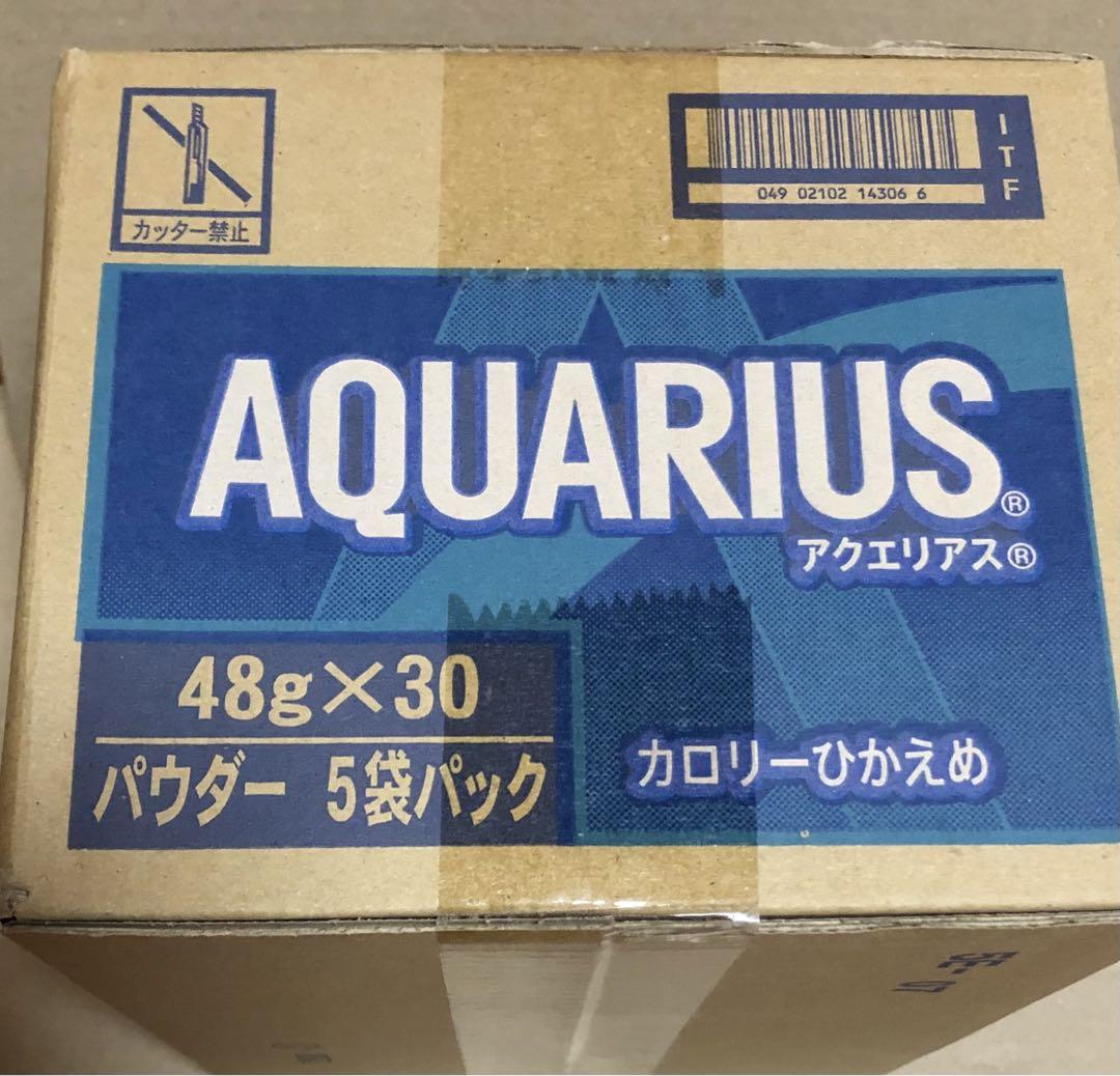 アクエリアス粉末 パウダー 48g×30 5袋パック 1箱 - メルカリ