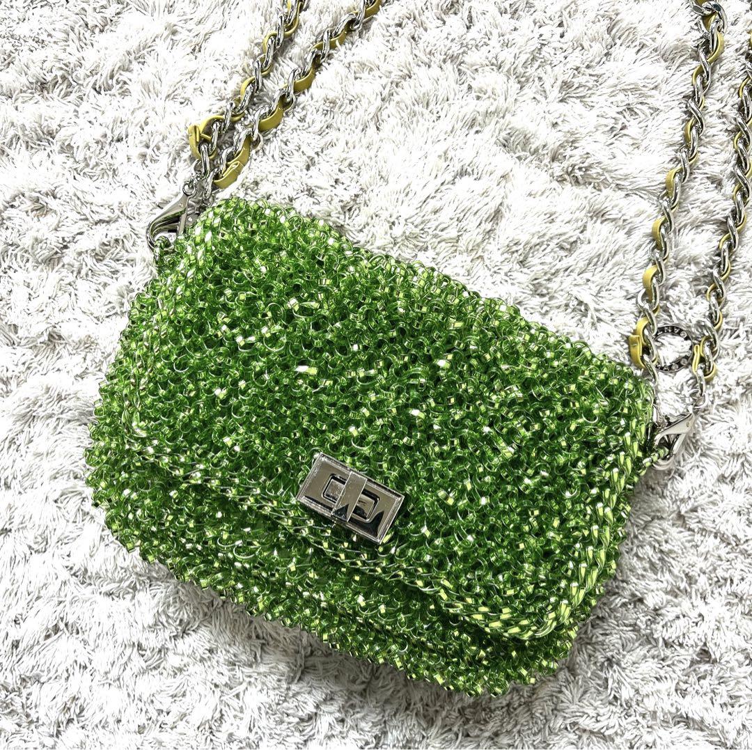 極美品✨アンテプリマ　ルッケット　3way ショルダーバッグ グリーンショルダーバッグ
