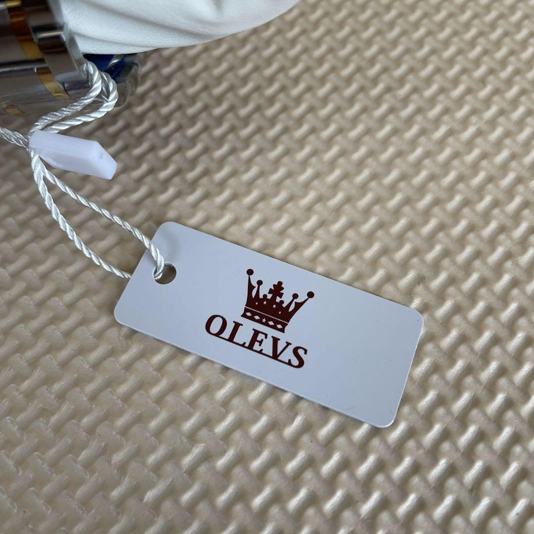 メンズ腕時計 OLEVS ブランドウォッチ ダイヤ ブルー