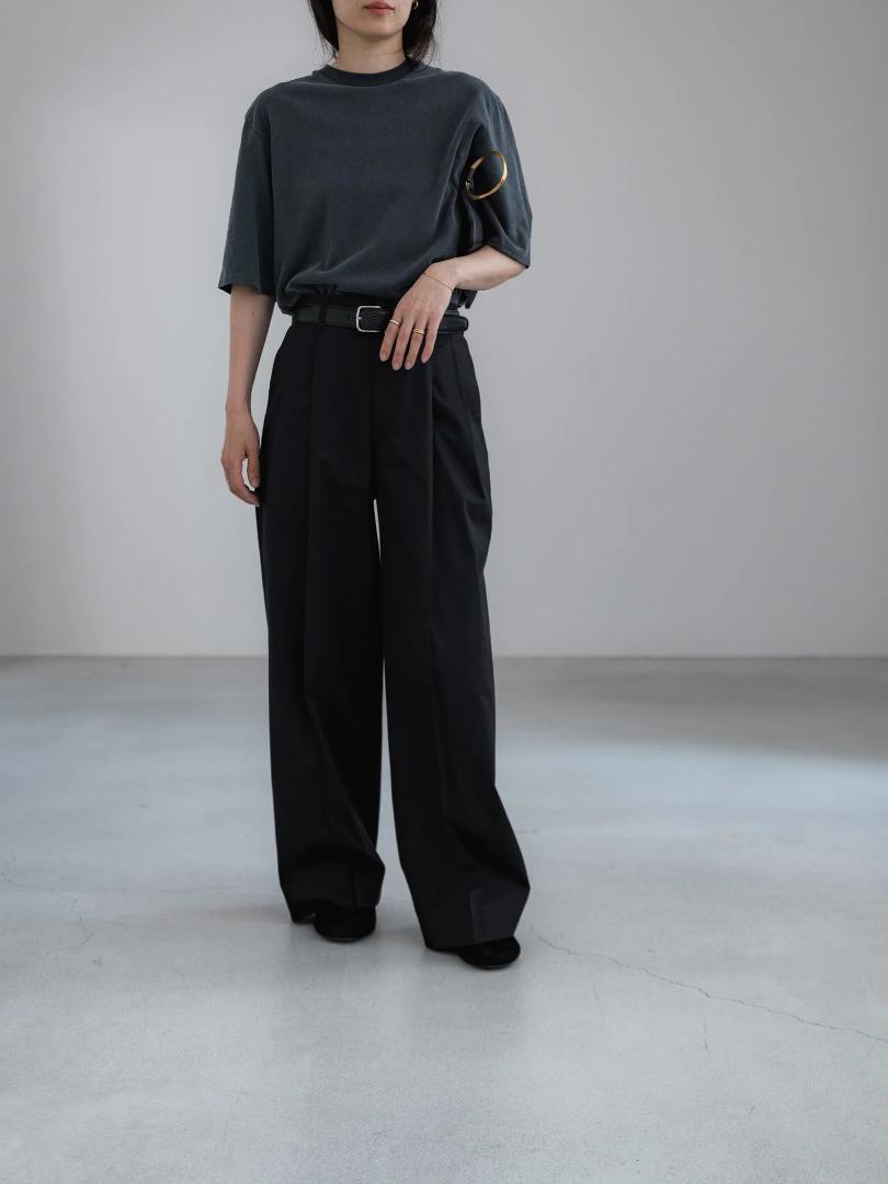 【新品】digne half sleeve T / vintage black