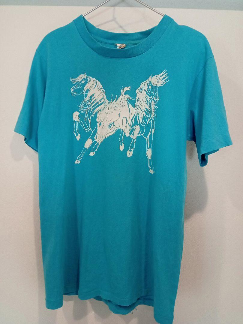 ビンテージTシャツ 馬 USA製