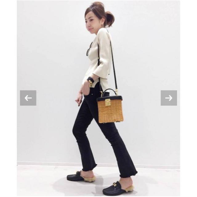 L'Appartement アパルトモン SLIT RIB KNIT ホワイト