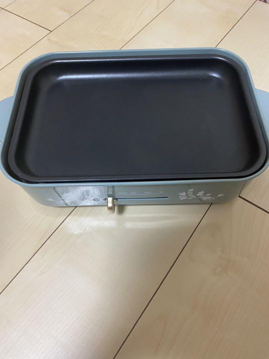 中古品BRUNO ムーミン ブルーグリーン AWHRf-m35319316424 ブルーノ コンパクトホットプレート 限定品通販