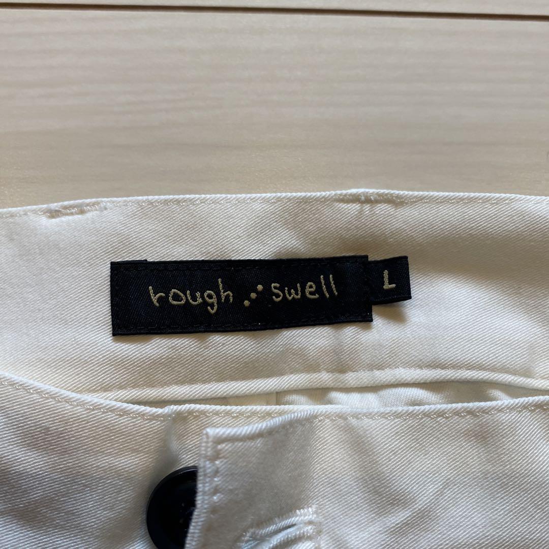 rough and swell ゴルフリブ付き裾パンツ