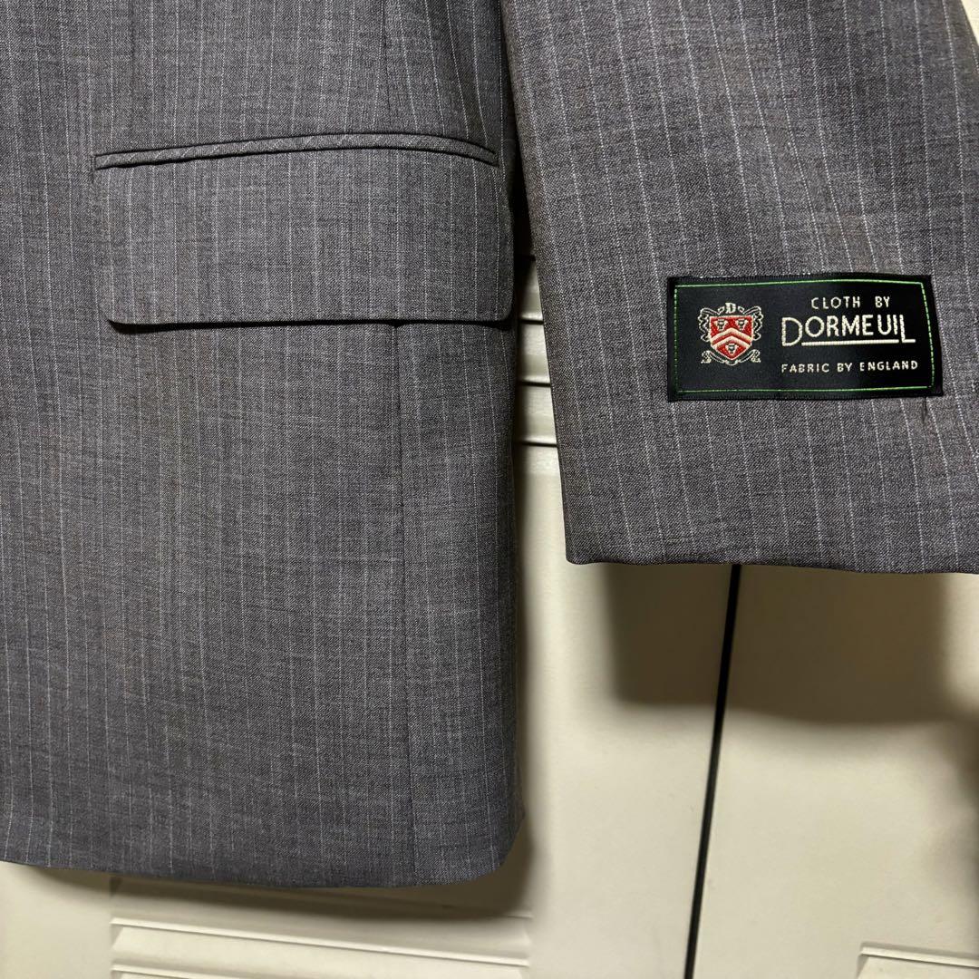 CLOTH BY DORMEUIL ドーメル　スーツ　LL グレー　新品