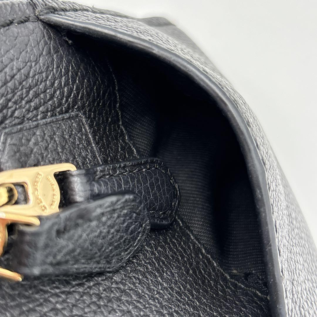 COACH コーチ ポリシード リュック ターンロック レザー ロゴ ブラック