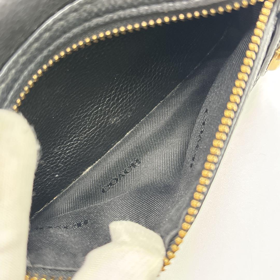 COACH コーチ ポリシード リュック ターンロック レザー ロゴ ブラック