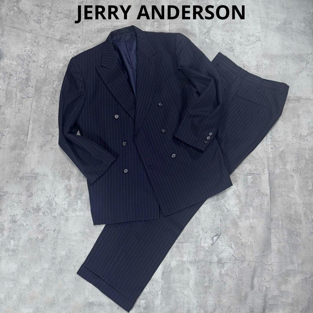 ジェリーアンダーソン ダブルブレストジャケット セットアップ ネイビー