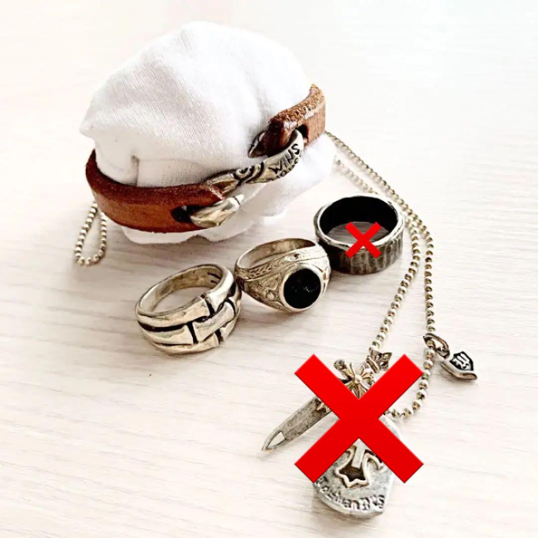 通販激安 メンズvintageシルバーアクセサリー3点まとめ売り リング号 その他 Idalgroup It