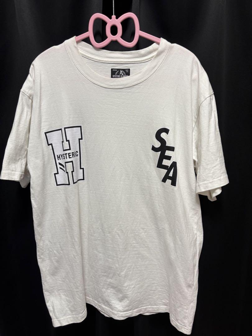 Hysteric Glamour Wind And Sea T-Shirt White Tシャツ ホワイト HYSTERIC GLAMOUR / WIND AND SEA ホワイトTシャツ - メルカリ