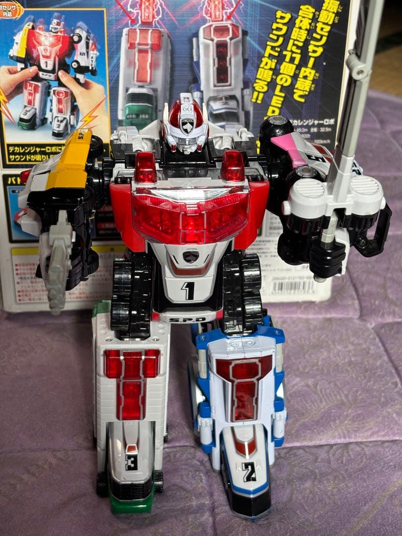 特撮 デカレンジャー 特捜合体デカレンジャーロボDX ギミック作動OK傷や汚れあり
