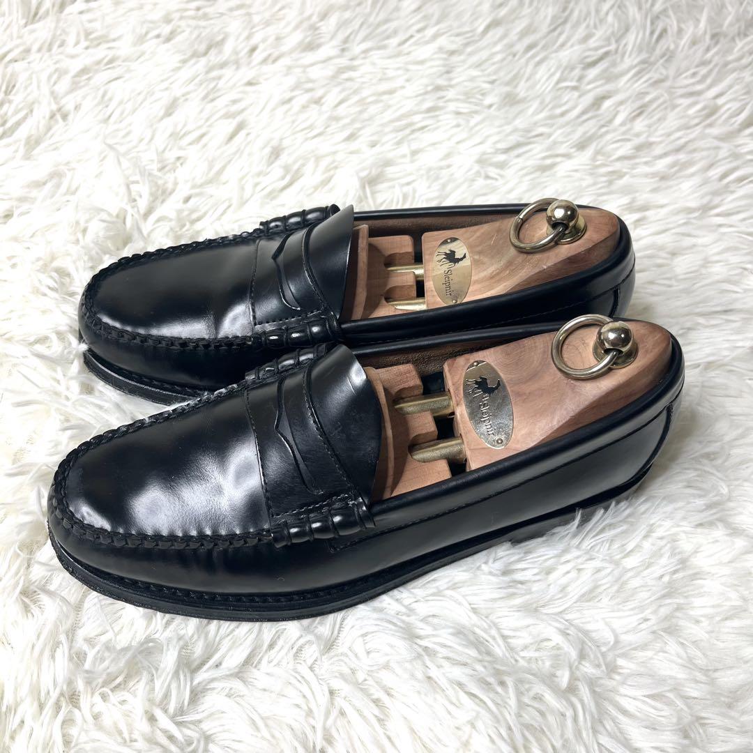 【美品】 G.H.BASS コインローファー 26.0cm ブラック GHバス 【美品】 G.H.BASS コインローファー 26.0cm ブラック GHバス