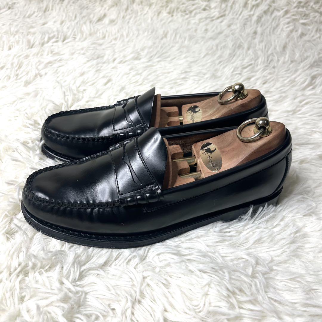 【美品】 G.H.BASS コインローファー 26.0cm ブラック GHバス 【美品】 G.H.BASS コインローファー 26.0cm ブラック GHバス