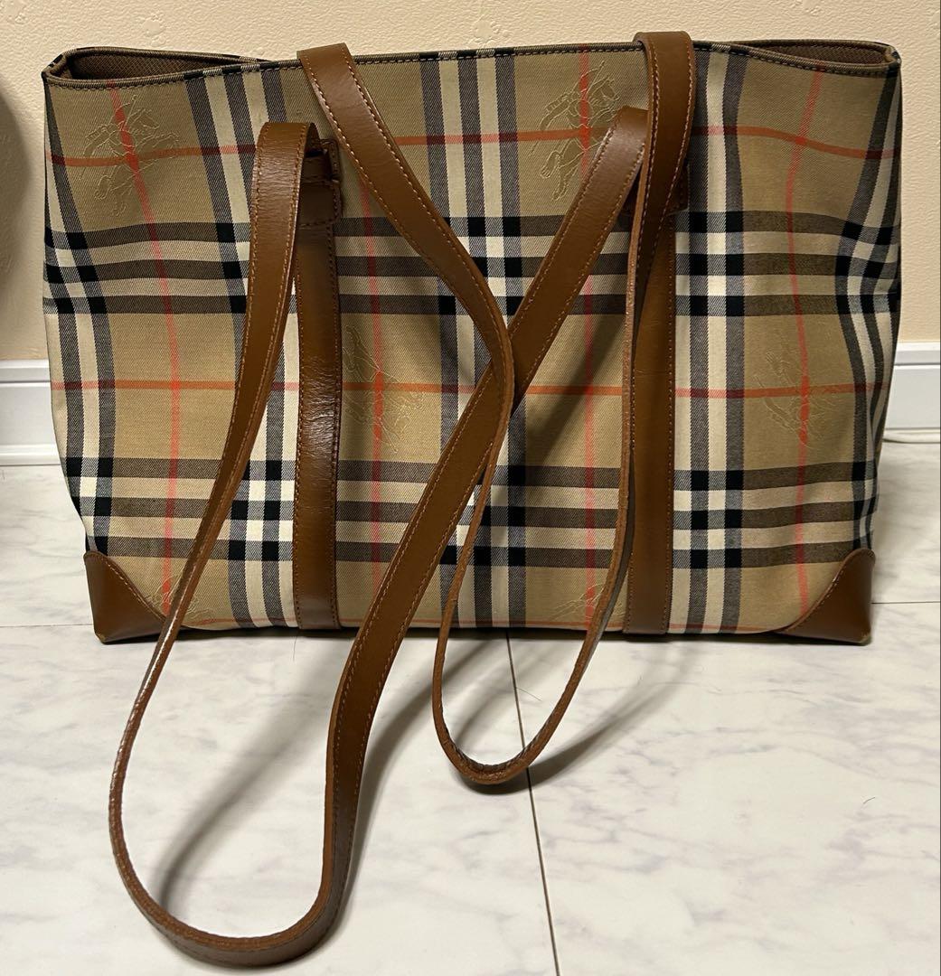 Burberry チェック柄 バッグ