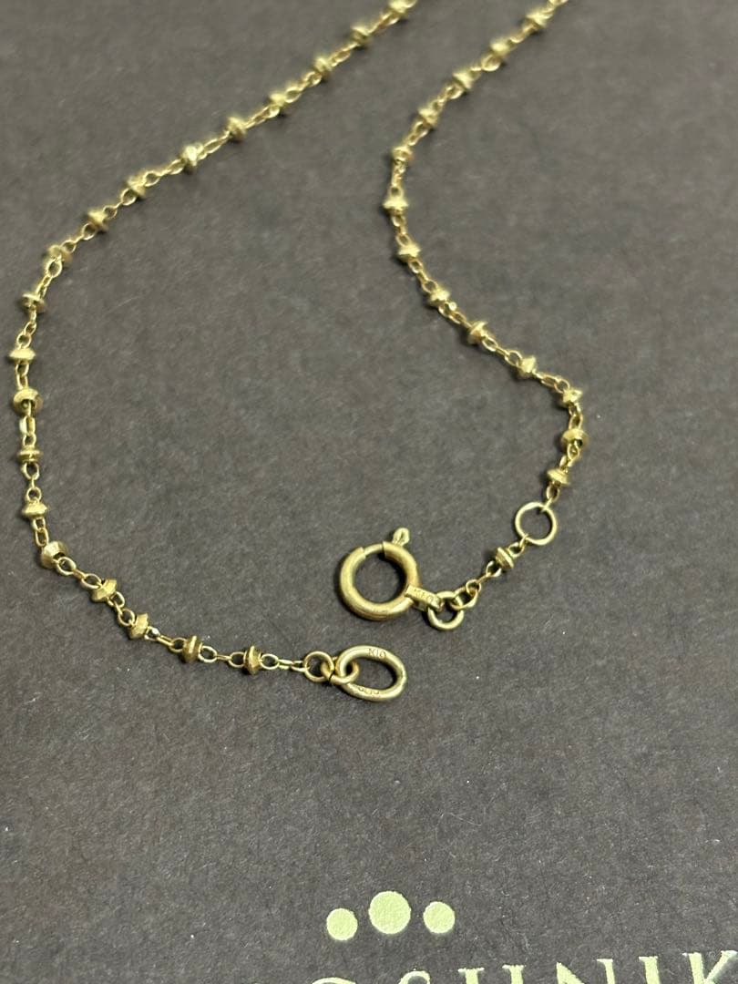 送料込　ココシュニック　k10 ブレスレット　イエローゴールド