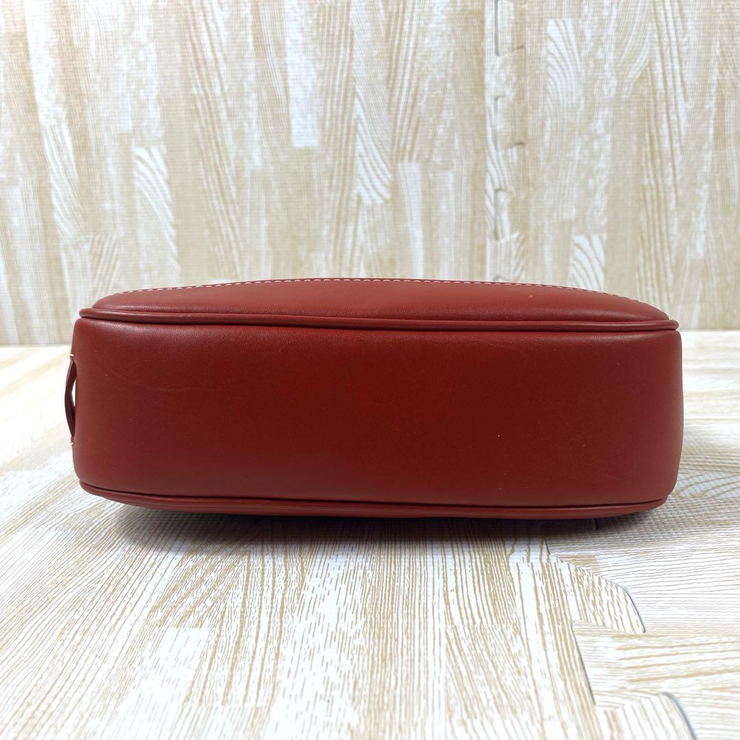極美品✨ COACH コーチ アクセサリーポーチ レッド系 赤 6094 美品✨ COACH コーチ アクセサリーポーチ レッド系 赤 6094