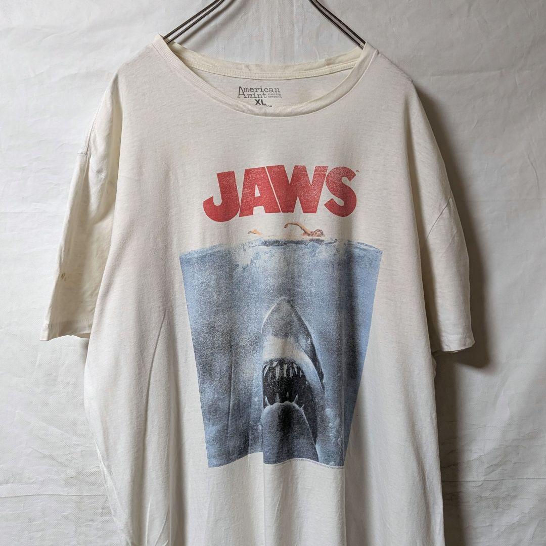 90s シングルステッチ JAWS ジョーンズ Tシャツ e250