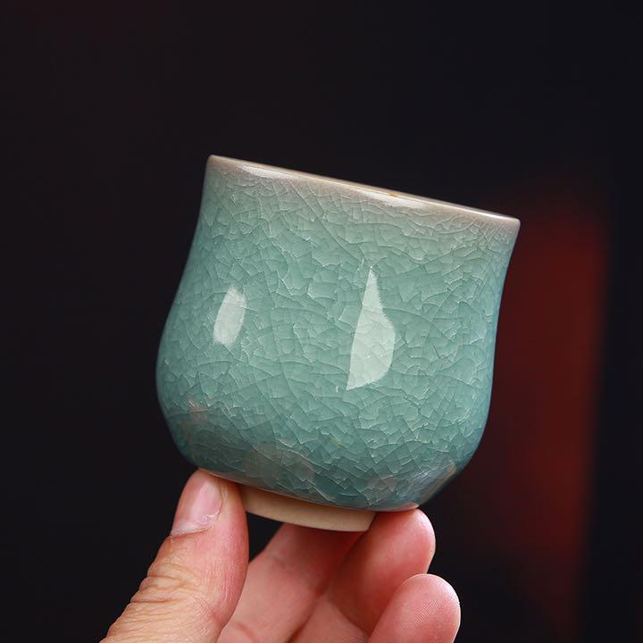 かどうか≡ 手作りのボルネオールひびの入った茶碗 6yq8c-m35333159445 セラミック